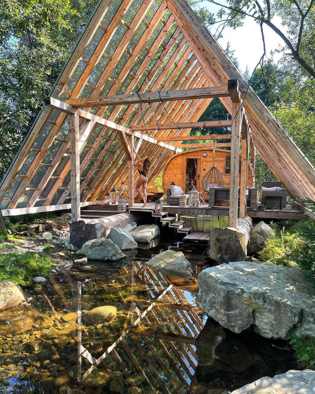 GORSKA OSADA Luxury Chalets Zakopane Poronin Buitenkant foto